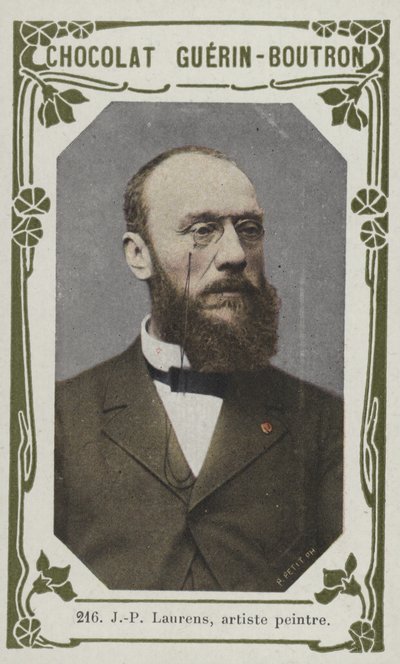 J-P Laurens, malíř (barevné foto) od French School