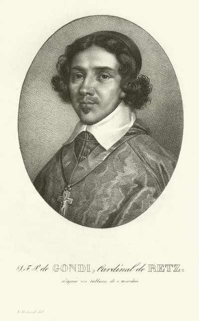 JFP de Gondi, kardinál de Retz od French School
