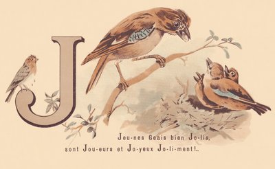 J: Young Jays Pretty are Players and Happy Jolily! od French School