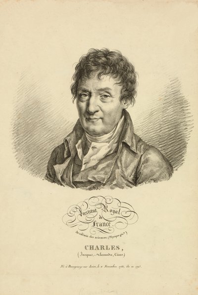Jacques Alexandre Cesar Charles, 1820 od French School