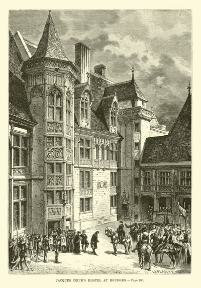 Hostel Jacques Coeurs v Bourges od French School