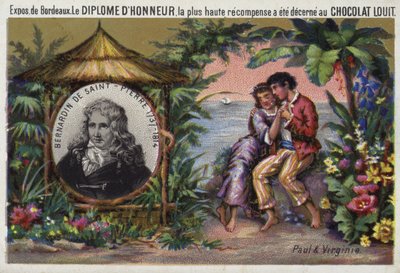 Jacques Henri Bernardin de Saint Pierre , francouzský spisovatel a botanik od French School