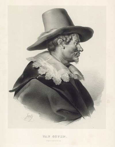 Jan van Goyen , holandský umělec od French School