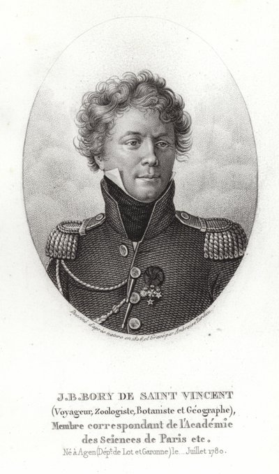 Jean-Baptiste Bory ze Saint-Vincent od French School