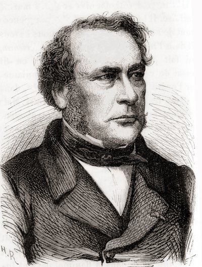 Jean-Baptiste Joseph Dieudonné Boussingault, z Les Merveilles de la Science, vydáno kolem roku 1870 (rytina) od French School