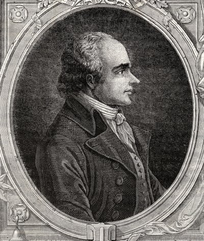 Jean-Denis, Comte Lanjuinais, z „Histoire de la Revolution Francaise“ od Louise Blanca (1811-82) od French School