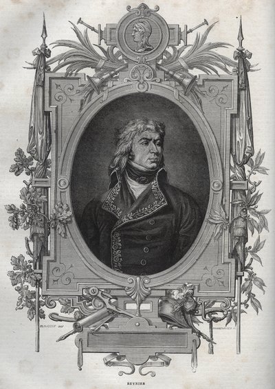 Jean-Louis-Ebenezer REYNIER (1771-1814), francouzský generál revoluce a Prvního císařství - Jean Louis Ebenezer Reynier, generální důstojník francouzské armády během francouzských revolučních válek - z „“Nouvelle Encyclopedie Nationale”” od Maurice La Char od French School