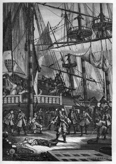 Jean Bart zabije nizozemského kapitána 