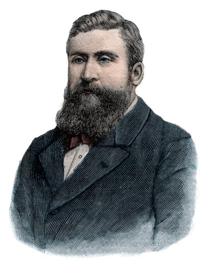 Jean Jaures v roce 1898 - Rytina - od French School