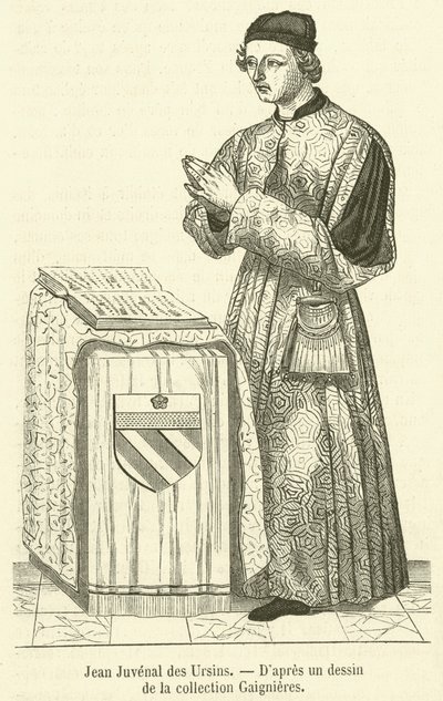 Jean Juvenal des Ursins (rytina) od French School