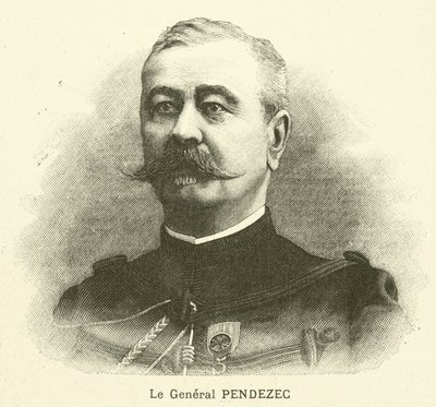 Jean Pendezec, francouzský generál (rytina) od French School