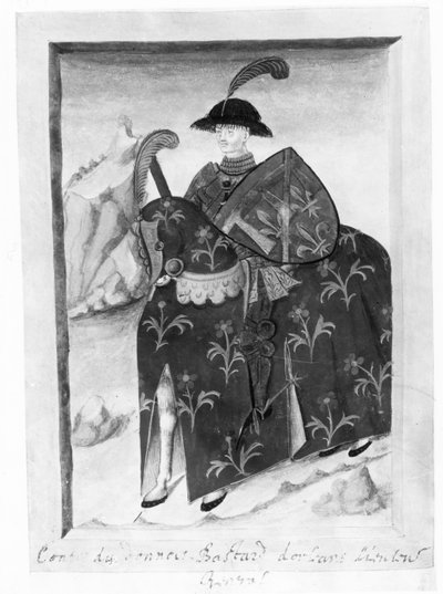 Jean de Dunois, bastard z Orleansu (litho) od French School