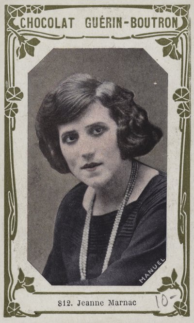 Jeanne Marnac (barevná fotografie) od French School