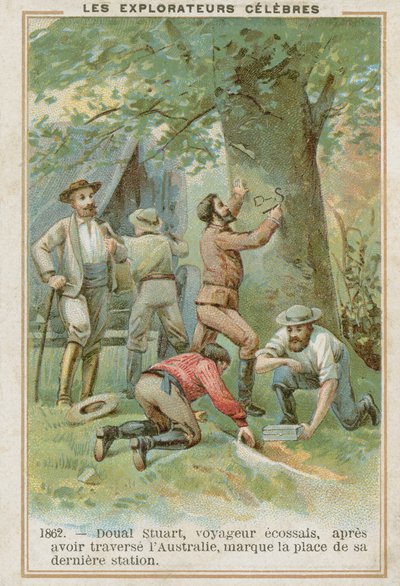 John McDouall Stuart, skotský průzkumník Austrálie od French School