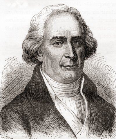 Joseph-Michel Montgolfier, z Les Merveilles de la Science, vydáno kolem roku 1870 (rytina) od French School