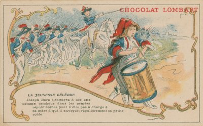 Joseph Bára, slavný mladý francouzský republikánský voják v době francouzské revoluce od French School