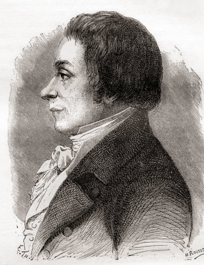 Joseph Lakanal, z Les Merveilles de la Science, vydáno kolem roku 1870 (rytina) od French School