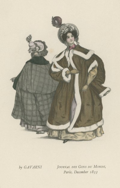 Journal of People of the World, Paříž, prosinec 1833 od French School