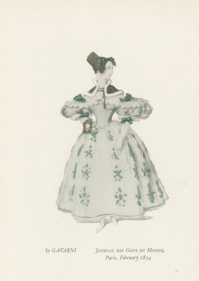 Journal of People of the World, Paříž, únor 1834 od French School
