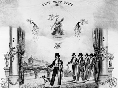 Journeyman Certificate, 1838 od French School