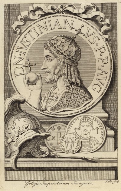 Justinián I. Veliký od French School