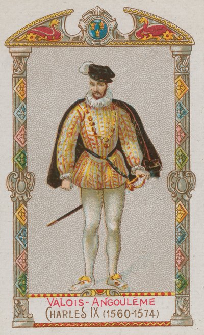 Francouzský král Karel IX od French School