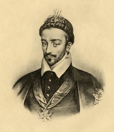 Francouzský král Jindřich III. (1551-89). od French School