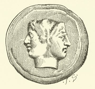 Král Janus (rytina) od French School