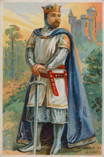 Král Ludvík VI., zvaný Tlustý od French School