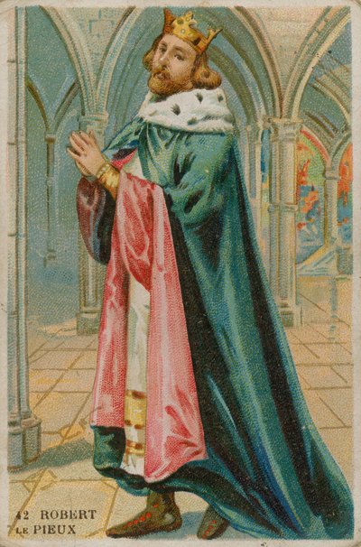 Král Robert II., zvaný Pobožný od French School