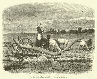The Modified Dombasle Plow (rytina) od French School