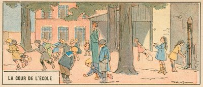 Školní dvůr (barva lito) od French School