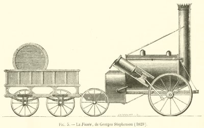 The Rocket od Georgese Stephensona od French School