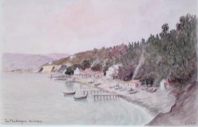 La Madrague des Lecques (akvarel na papíře) od French School