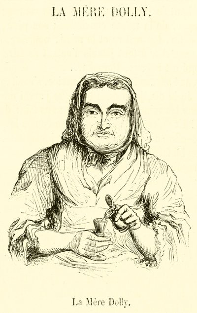 La Mere Dolly (rytina) od French School