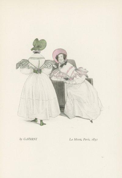 Móda, Paříž, 1831 od French School