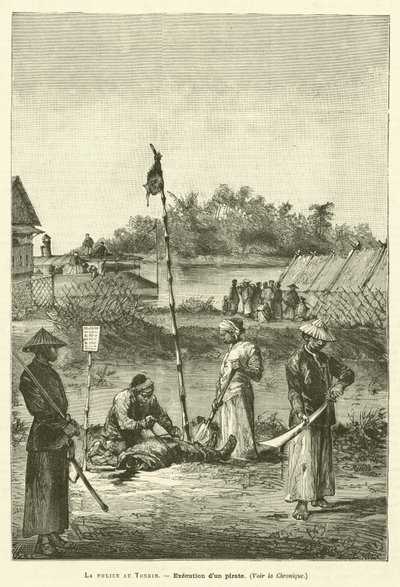 The Tonein Police (rytina) od French School