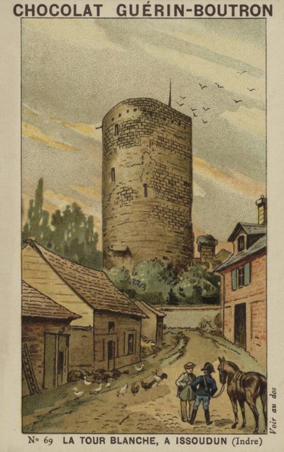 Bílá věž, v Issoudun, Indre od French School
