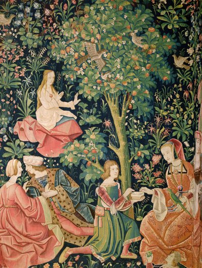 Pánův život: Scéna Galante, kolem roku 1500 od French School