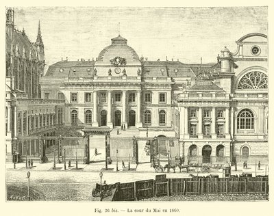 Květnový soud v roce 1860 od French School