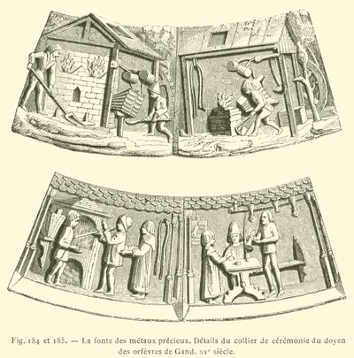 Tavení drahých kovů (rytí) od French School