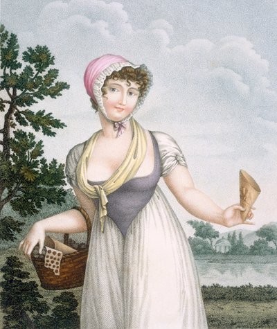 La marchande de Plaisirs, vyryl Pomel od French School