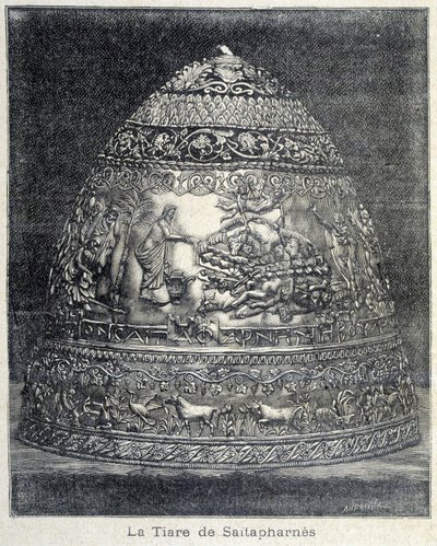 Diadém Saitapharnes - v „“Le Petite Parisien““ od French School