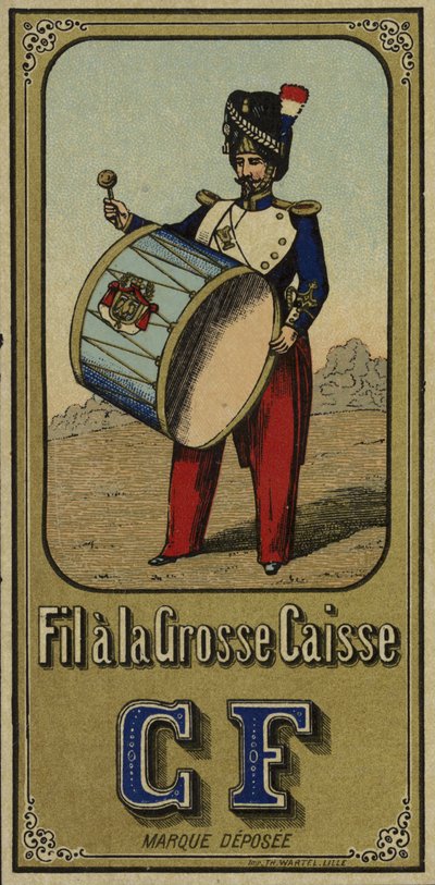 Štítek pro závit basového bubnu od French School