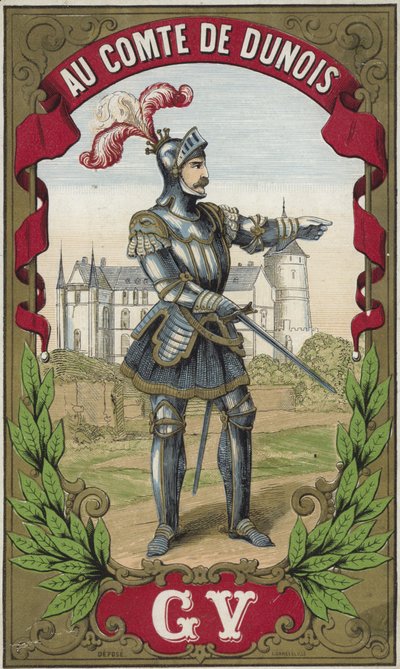 Štítek pro vlákno Count of Dunois od French School