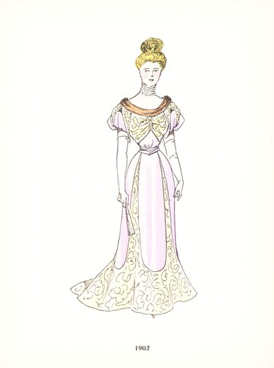 Dámská móda, 1902 od French School