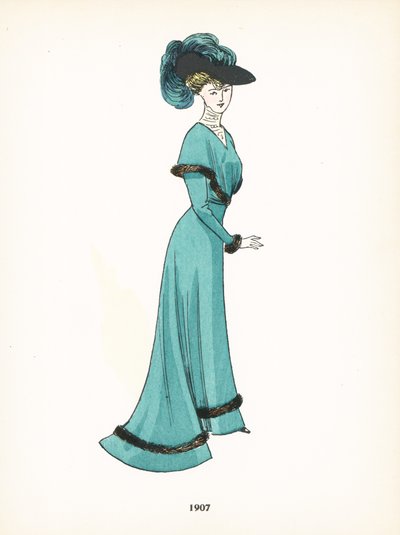 Dámská móda, 1907 od French School