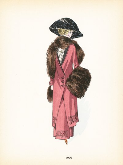 Dámská móda, 1909 od French School