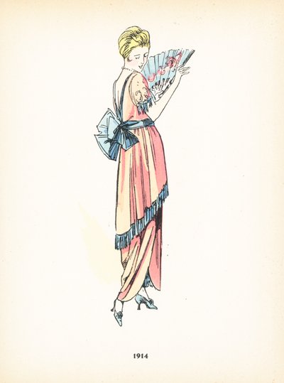 Dámská móda, 1914 od French School