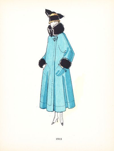 Dámská móda, 1915 od French School